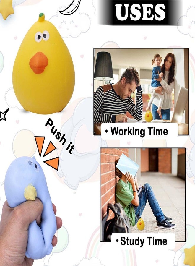 KAVIN Cute Squishy Pear Hand Buster Toy | Squeeze Soft Toy for Kids and Adults 2 Pcs - Image 4